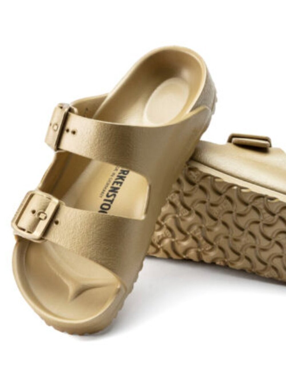 NIB Arizona EVA Kids Girls Glamour Gold Plain Narrow Fit 32 / 1